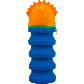 Пенал-тубус односекционный Комус Класс Монстрик оранжевый