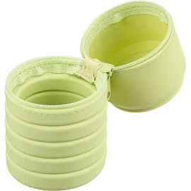 Пенал-тубус односекционный Комус Класс Жестяная банка светло-зеленый