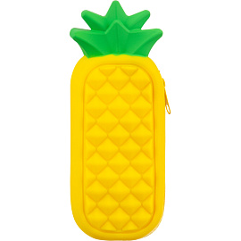 Пенал-тубус односекционный Комус Класс Ананас желтый