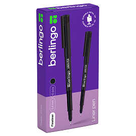 Ручка капиллярная Berlingo "Liner pen" черная, 0,4мм