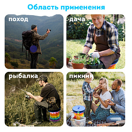 Стул складной телескопический туристический садовый для пикника, DASWERK (ДАСВЕРК), 680049