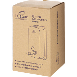 Дозатор (диспенсер) для жидкого мыла Luscan Professional металл 1000 мл фото Дозатор (диспенсер) для жидкого мыла Luscan Professional металл 1000 мл