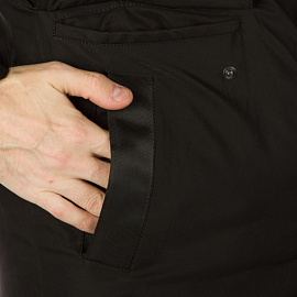 Куртка-парка рабочая зимняя мужская черная (размер 52, рост 176-182)