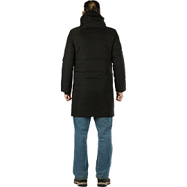 Куртка-парка рабочая зимняя мужская черная (размер 56, рост 176-182)