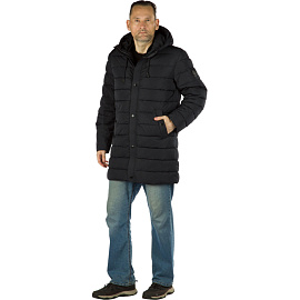 Куртка-парка рабочая зимняя мужская синяя (размер 48, рост 176-182)