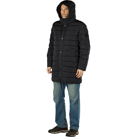 Куртка-парка рабочая зимняя мужская темно-синяя (размер 56, рост 176-182)