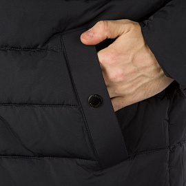 Куртка-парка рабочая зимняя мужская темно-синяя (размер 56, рост 176-182)