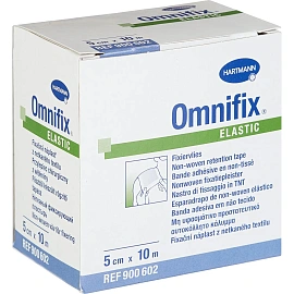 Пластырь фиксирующий Omnifix 5x1000 см нетканая основа