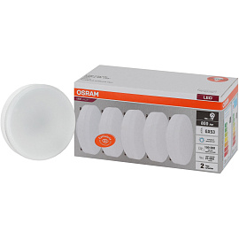 Лампа светодиодная Osram 10 Вт GX53 GX 6500 К 800 Лм матовая (5 штук в упаковке, 4058075584204)