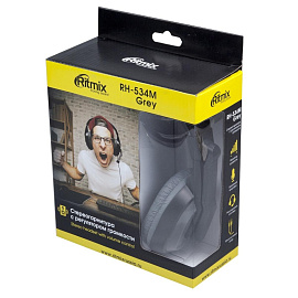 Гарнитура проводная Ritmix RH-534M (15119392)