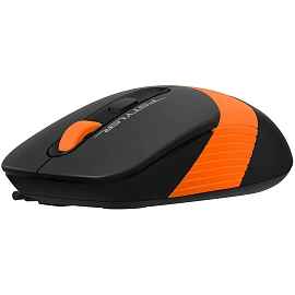 Мышь проводная A4Tech Fstyler FM10S чёрная/оранжевая (FM10S USB ORANGE)