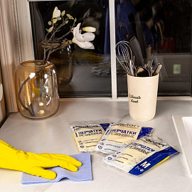 Перчатки латексные Paclan Professional желтые (размер 8, М) фото Перчатки латексные Paclan Professional желтые (размер 8, М)