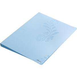 Папка файловая Комус Русская серия Arctic 20 файлов 17/0.9 A4 голубая