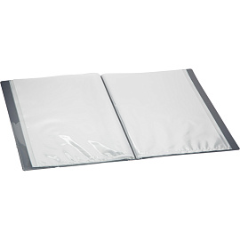 Папка файловая Комус Русская серия Mountain 40 файлов 32/0.9 A4 серая