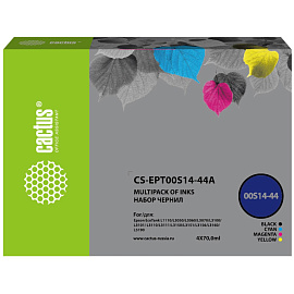 Чернила Cactus CS-EPT00S14-44A для Epson цветные совместимые