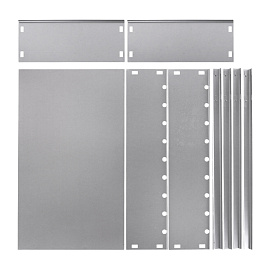 Мангал сборный стальной, размер 500х300х500 мм, в термопленке, 701726 фото Мангал сборный стальной, размер 500х300х500 мм, в термопленке, 701726