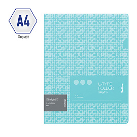 Папка-уголок Berlingo "Starlight S", А4, 200мкм, зеленая, с рисунком