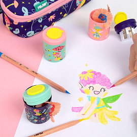 Точилка для карандашей Milan Fairy tale с контейнером пластиковая