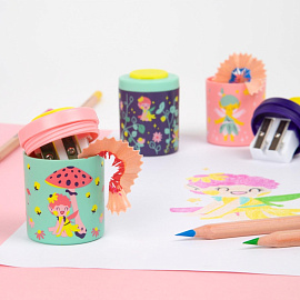 Точилка для карандашей Milan Fairy tale с контейнером пластиковая