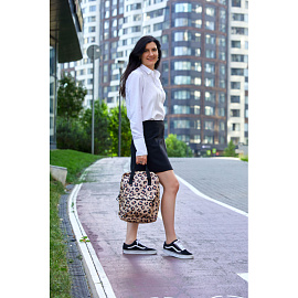 Рюкзак Комус Класс Квадро Лео 17 л бежевый