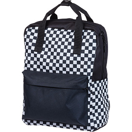 Рюкзак Комус Класс Квадро Клетка 17 л чёрный