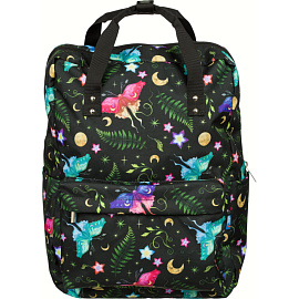 Рюкзак Комус Класс Квадро Сказочный лес 17 л чёрный