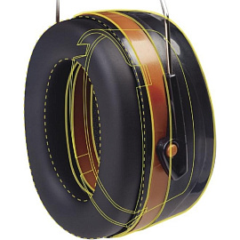 Наушники противошумные Delta Plus Magny-cours 2 стандартное оголовье 33 дБ черные