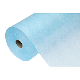 Простыня одноразовая White line Стандарт нестерильная с перфорацией 200x70 см голубая (100 штук в рулоне)