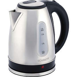 Чайник электрический Scarlett SC-EK21S75 серебристый