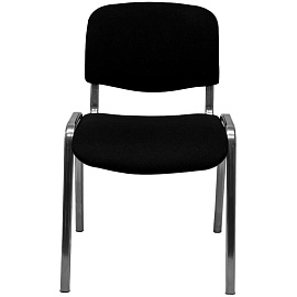 Стул офисный Easy Chair РС 01.00.10 чёрный ткань металл с имитацией под хром (1905631)