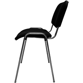 Стул офисный Easy Chair РС 01.00.10 чёрный ткань металл с имитацией под хром (1905631)