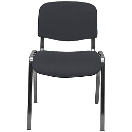 Стул офисный Easy Chair ИЗО РС 01.00.10 серый ткань металл с имитацией под хром (1905632)
