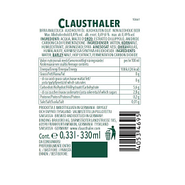 Пиво безалкогольное Clausthaler светлое фильтрованное бутылка 0.33 л фото Пиво безалкогольное Clausthaler светлое фильтрованное бутылка 0.33 л