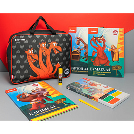 Набор школьный Комус Три Богатыря 6 предметов