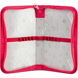 Пенал односекционный Комус класс Мечтай черный