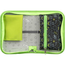 Пенал односекционный Комус Класс Cosmo Battle черный