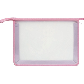 Папка для тетрадей Комус Класс Аксолотль А4 пластик с 1 отделением на молнии