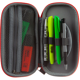 Пенал-косметичка односекционный Комус Класс 3D football синий