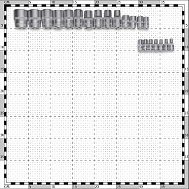 Набор инструмента универсальный Bort BTK-86 86 предметов (93412888)