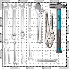 Набор инструмента универсальный Bort BTK-86 86 предметов (93412888)