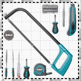 Набор инструмента универсальный Bort BTK-86 86 предметов (93412888)