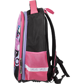 Рюкзак ортопедический Комус Класс Rainbow Anime Game розовый