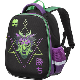 Рюкзак ортопедический Комус Класс Rainbow Cамурай черный