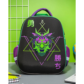 Рюкзак ортопедический Комус Класс Rainbow Cамурай черный