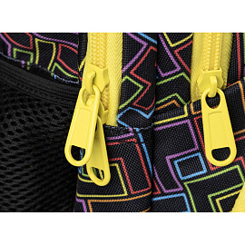 Рюкзак ортопедический Комус Класс Sunrise Tetris черный