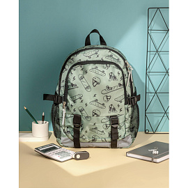 Рюкзак Комус Класс Скейт 15 л зелёный