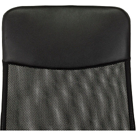 Кресло для руководителя Easy Chair 508 TTW чёрное (ткань/сетка/экокожа, металл)