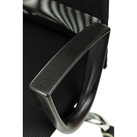 Кресло для руководителя Easy Chair 510 TW чёрное (ткань/сетка/экокожа, металл)