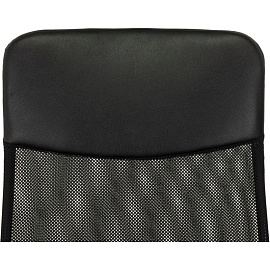 Кресло для руководителя Easy Chair 510 TW чёрное (ткань/сетка/экокожа, металл)