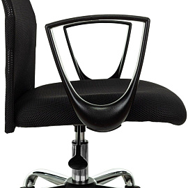 Кресло для руководителя Easy Chair 510 TW чёрное (ткань/сетка/экокожа, металл)